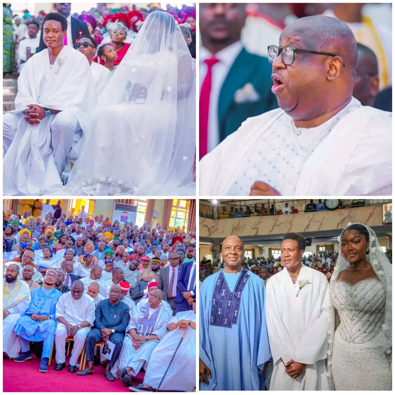 Photos from the wedding of Plateau state governor